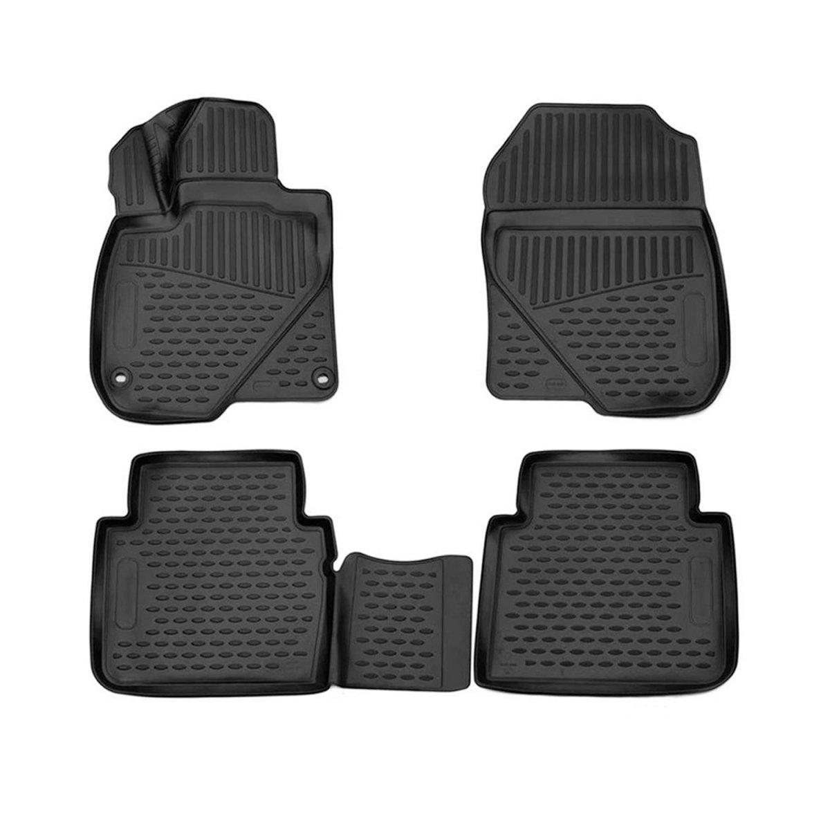 Honda CR-V Floor Mats - Omac - Rubber TPE - Black - '17-'22